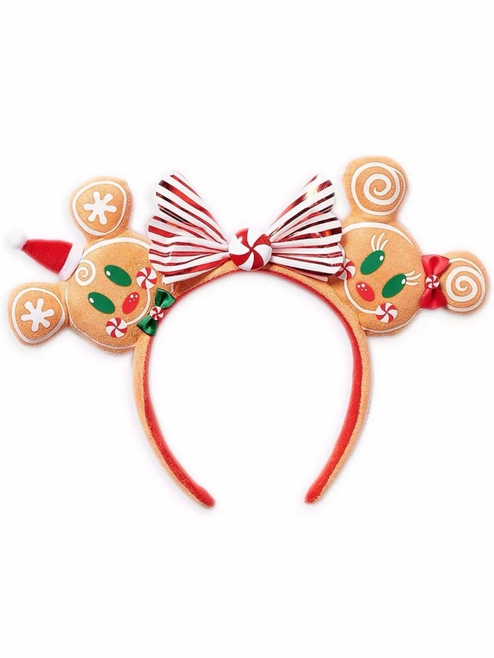 NWT Disney Gingerbread Mouse Ear Headband